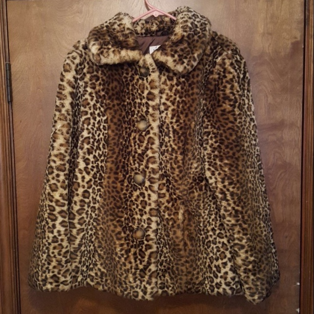 Liz Claiborne Cheetah print jacket
